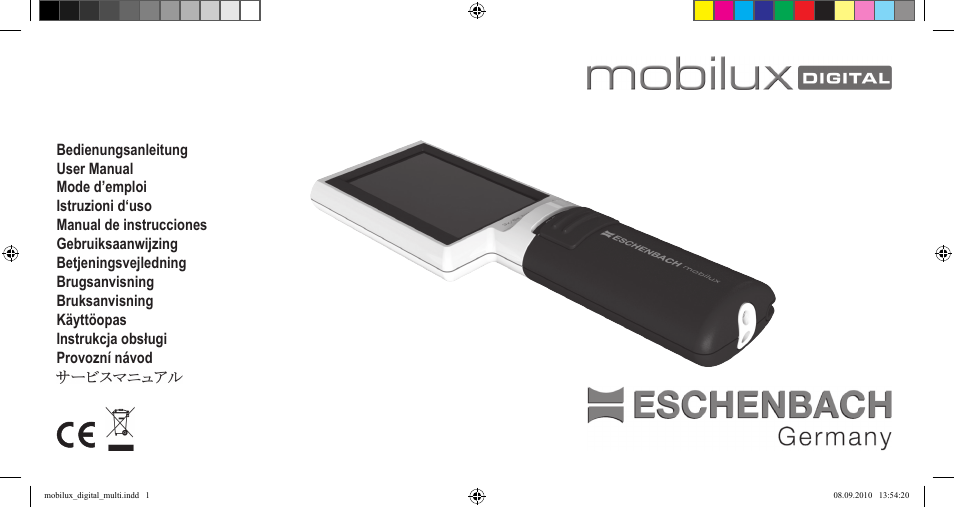 Eschenbach Optik Mobilux Digital User Manual | 48 pages