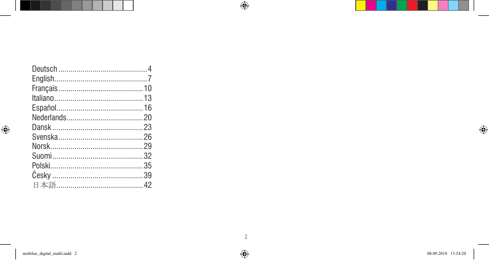 Eschenbach Optik Mobilux Digital User Manual | Page 2 / 48