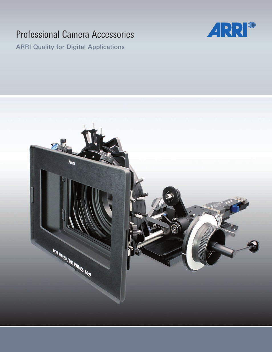 ARRI Mattebox MB-20 User Manual | 16 pages