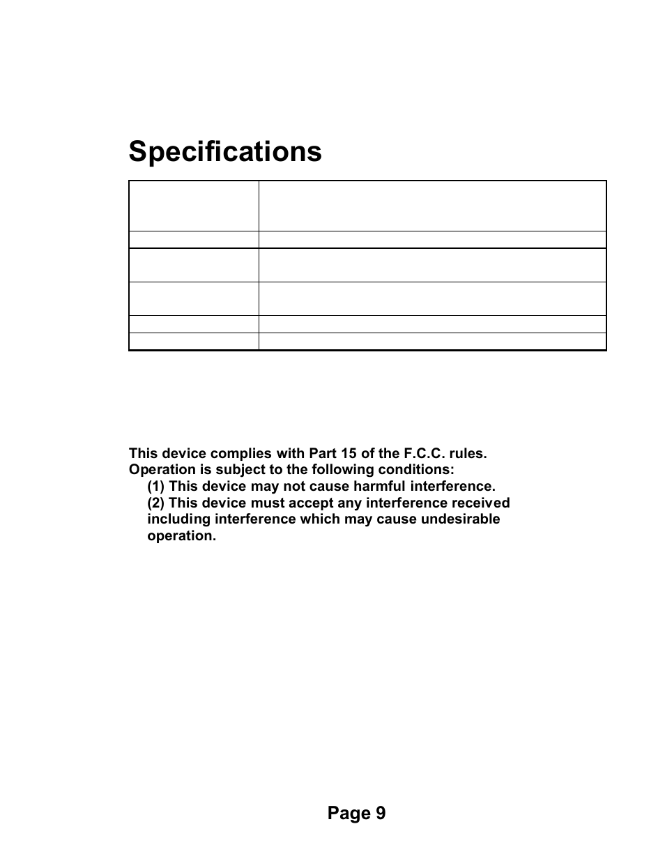 Specifications, Page 9 | Eschenbach Optik Prisma User Manual | Page 9 / 10