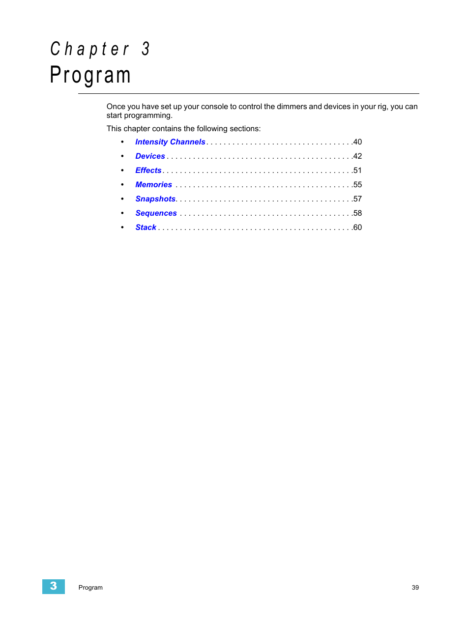 Program, C h a p t e r 3 | ETC SmartFade ML v3.0.1 User Manual | Page 47 / 104