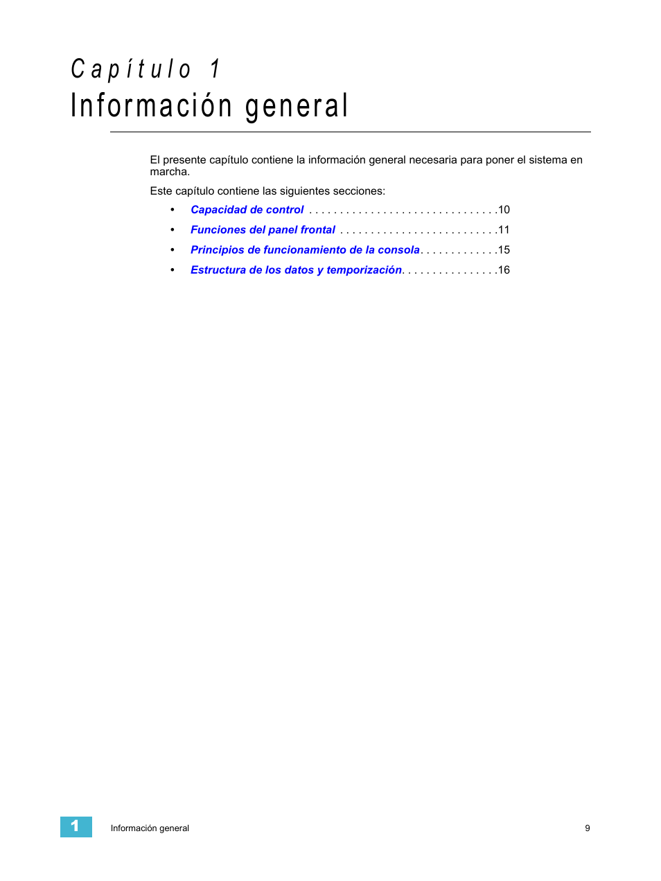 Información general, C a p í t u l o 1 | ETC SmartFade ML v1.1.0 User Manual | Page 15 / 92