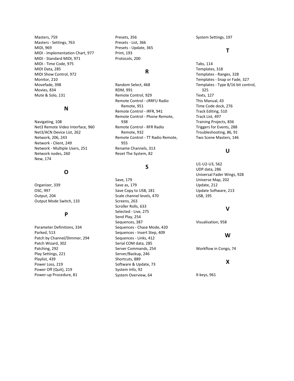 ETC Congo Family v6.4.0 User Manual | Page 1004 / 1006