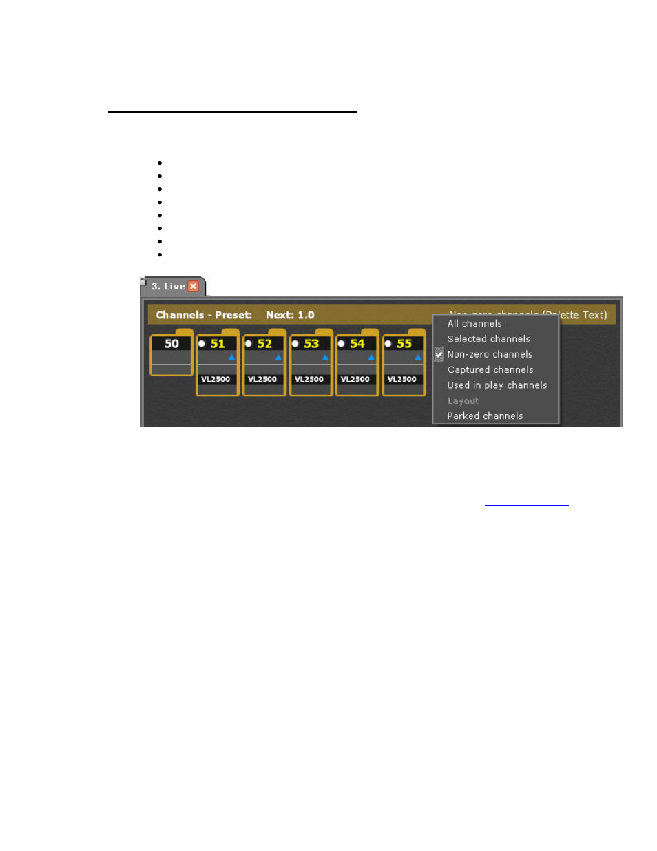 Navigating - channel views (6.3) | ETC Congo Family v6.4.0 User Manual | Page 119 / 1006