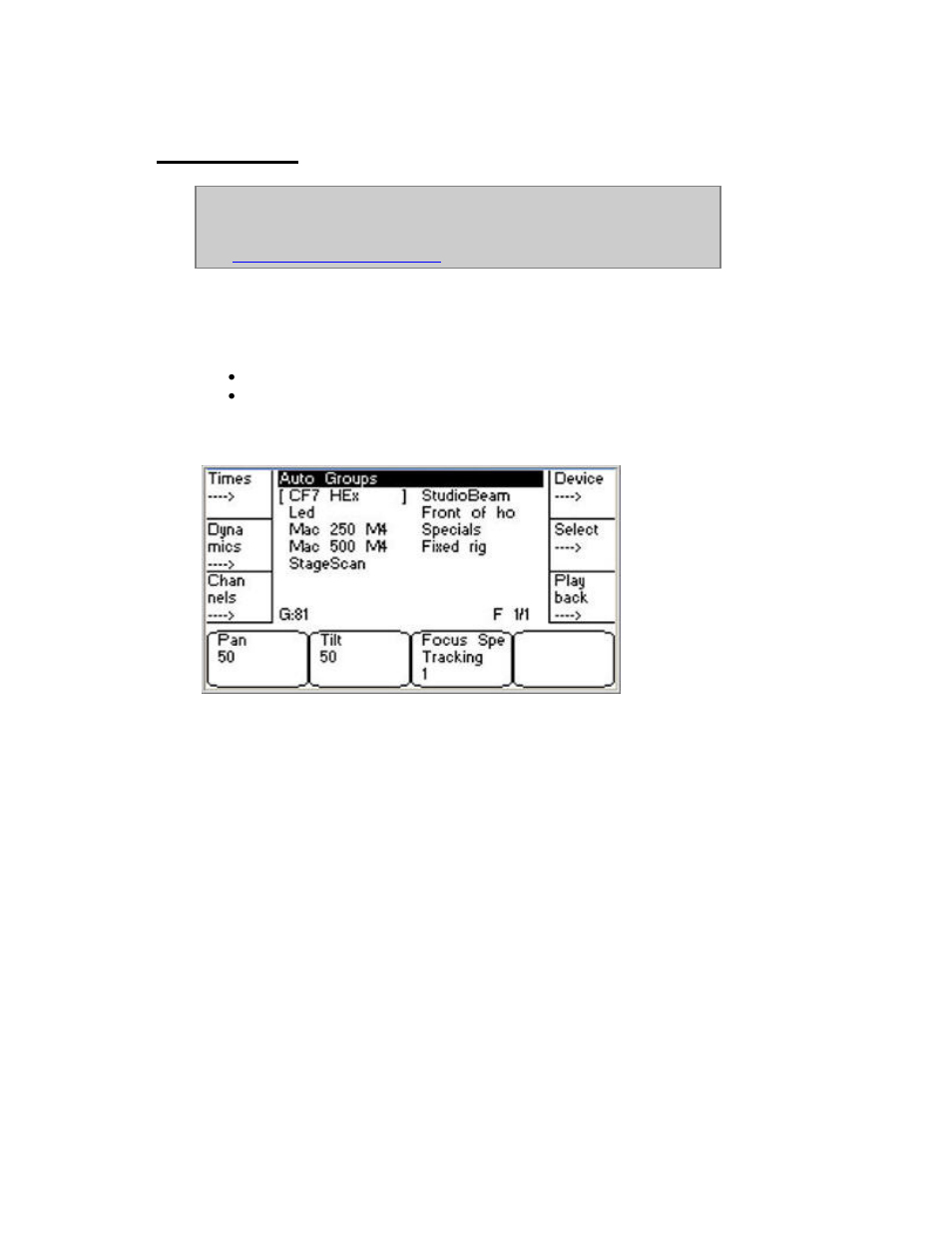 Display lists | ETC Congo Family v6.4.0 User Manual | Page 131 / 1006