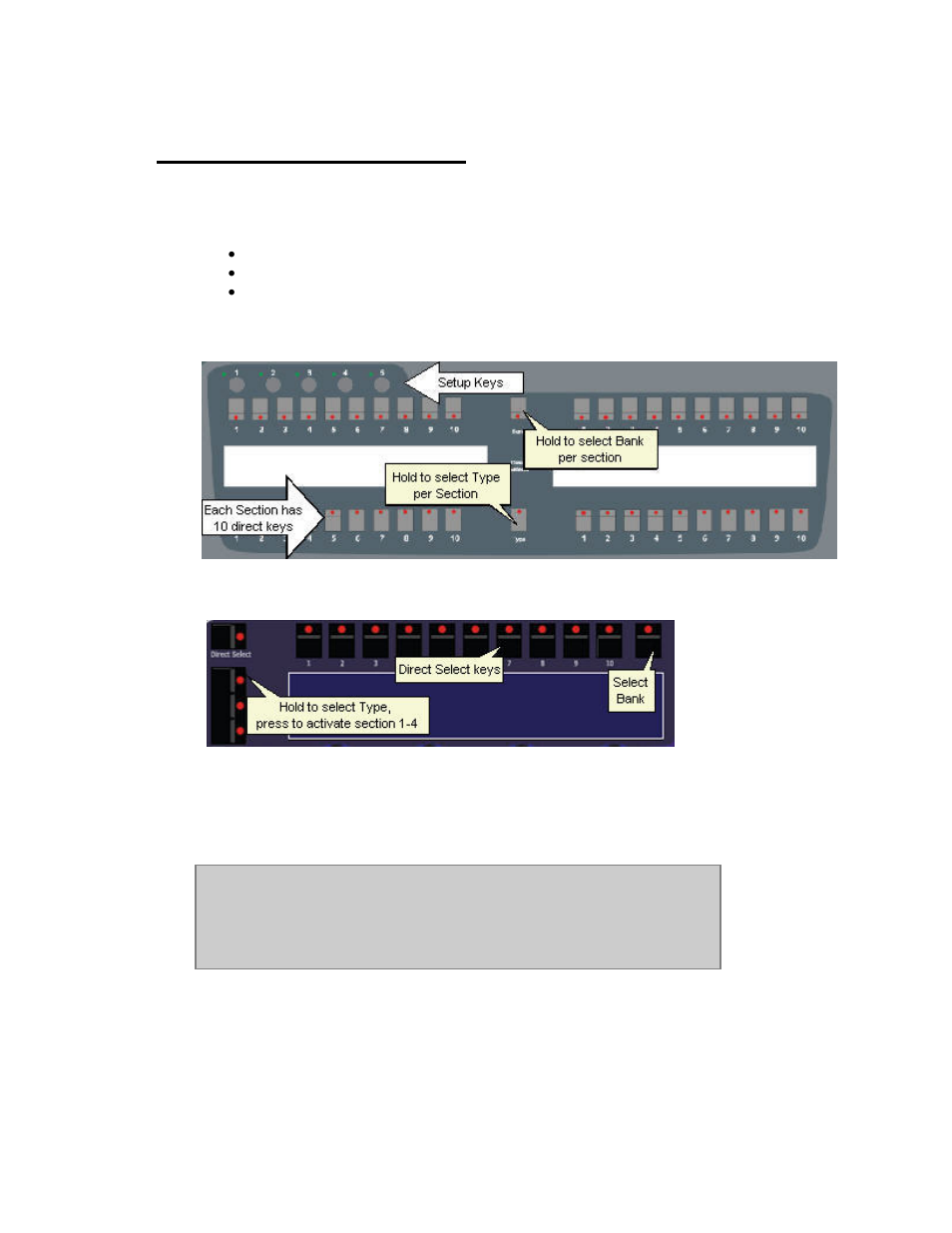 Direct selects - introduction | ETC Congo Family v6.4.0 User Manual | Page 139 / 1006