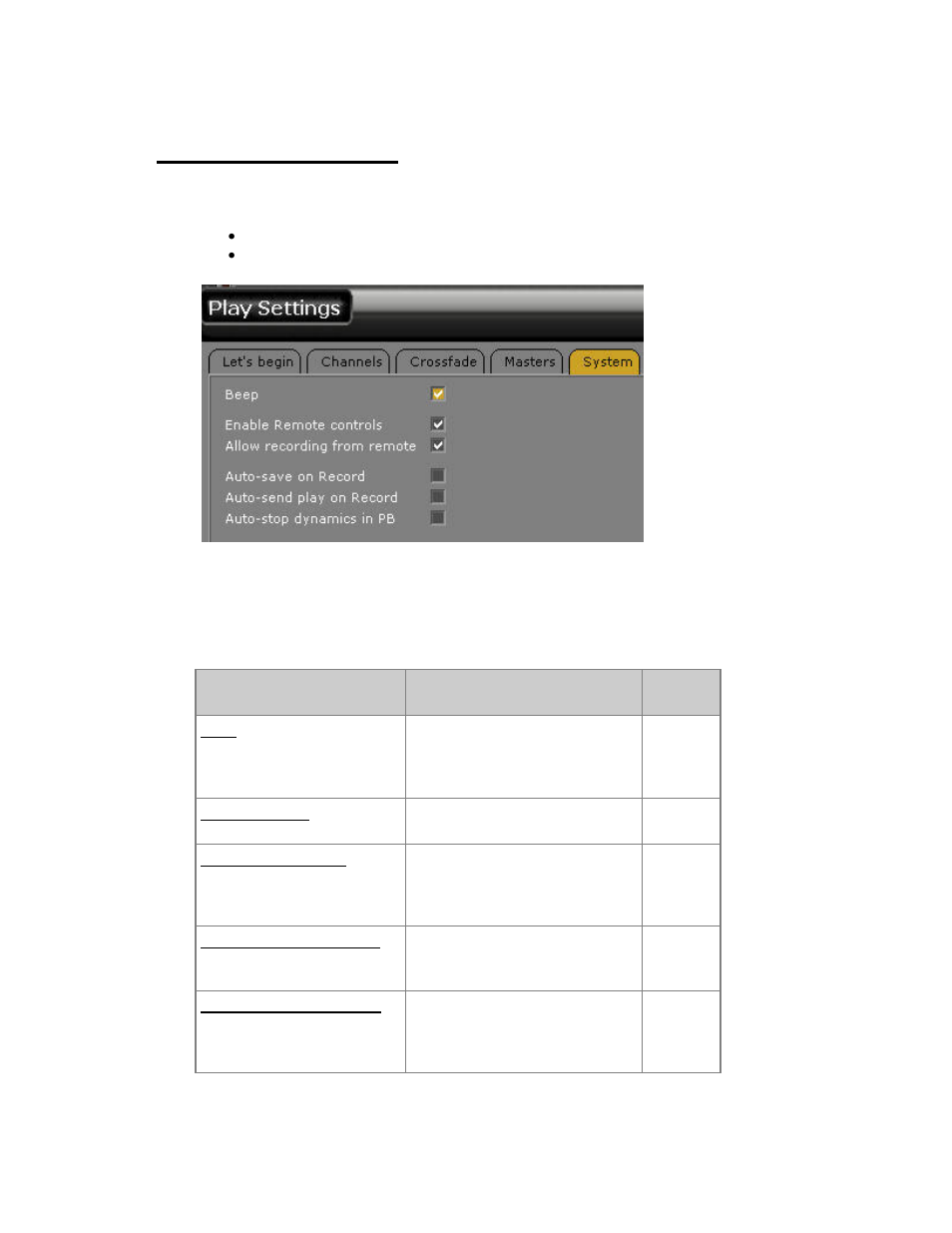 Play settings - system | ETC Congo Family v6.4.0 User Manual | Page 233 / 1006