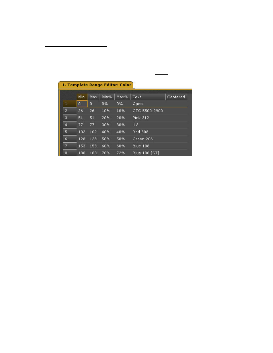 Templates - ranges | ETC Congo Family v6.4.0 User Manual | Page 330 / 1006