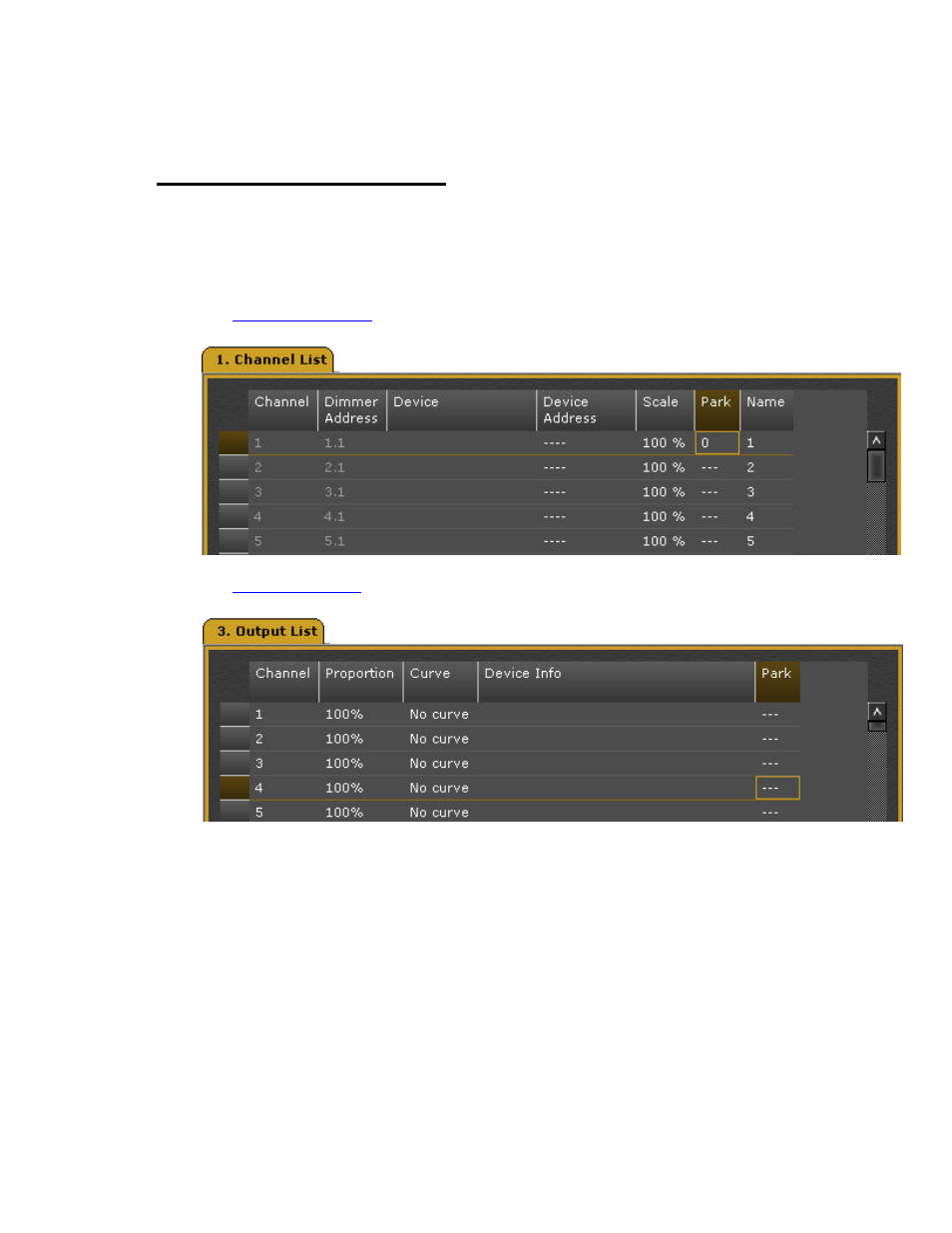 Park - edit parked values | ETC Congo Family v6.4.0 User Manual | Page 518 / 1006