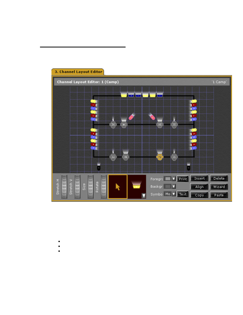 Channel layouts - editor (6.0) | ETC Congo Family v6.4.0 User Manual | Page 534 / 1006