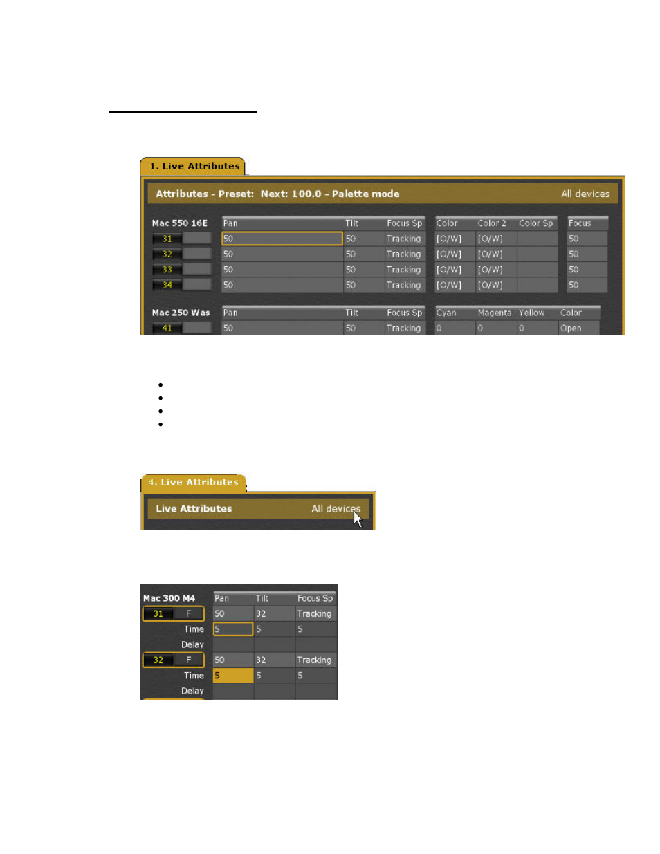 Device views - live | ETC Congo Family v6.4.0 User Manual | Page 576 / 1006