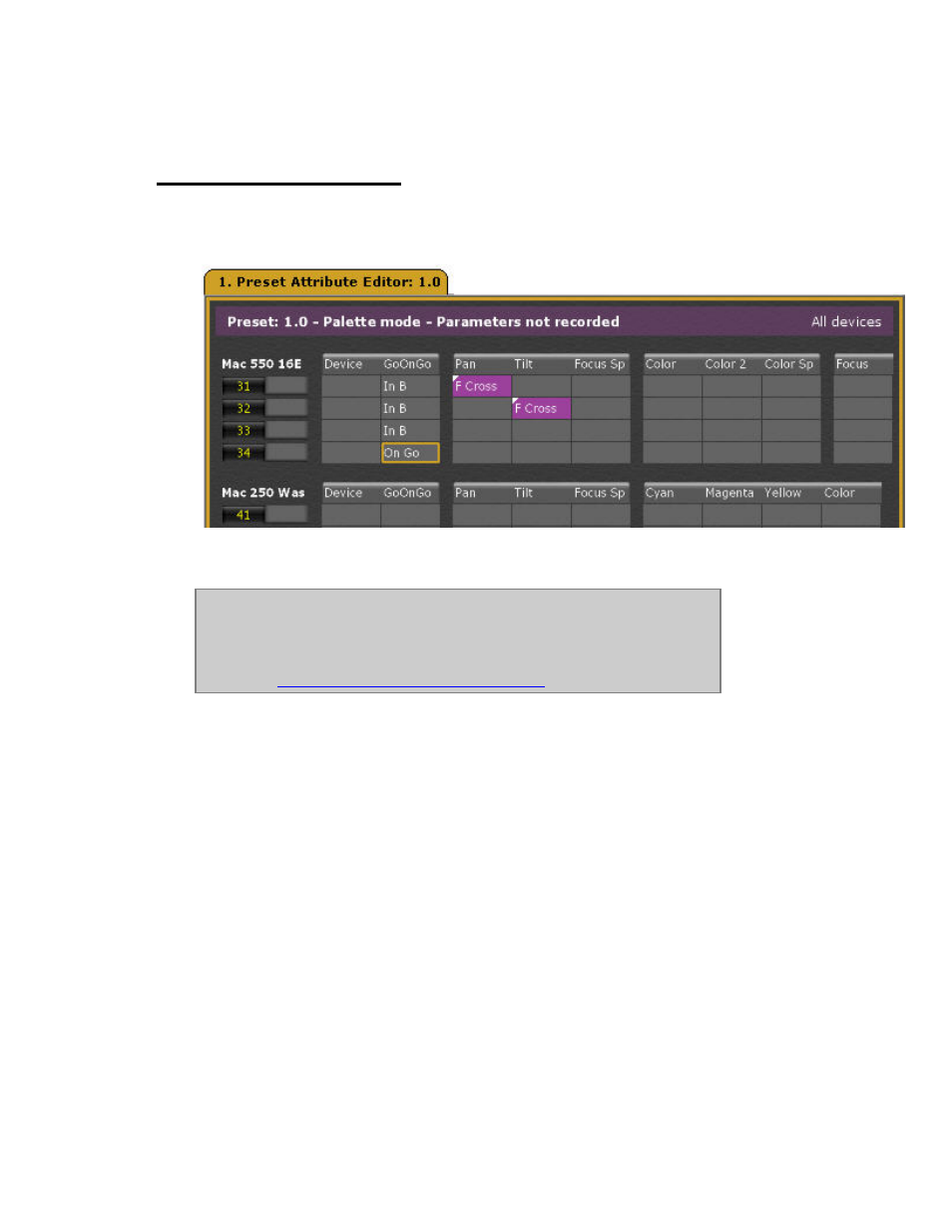 Device views - presets | ETC Congo Family v6.4.0 User Manual | Page 579 / 1006