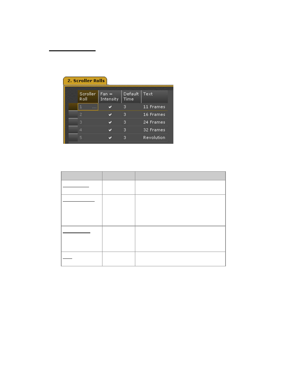 Scroller rolls | ETC Congo Family v6.4.0 User Manual | Page 635 / 1006