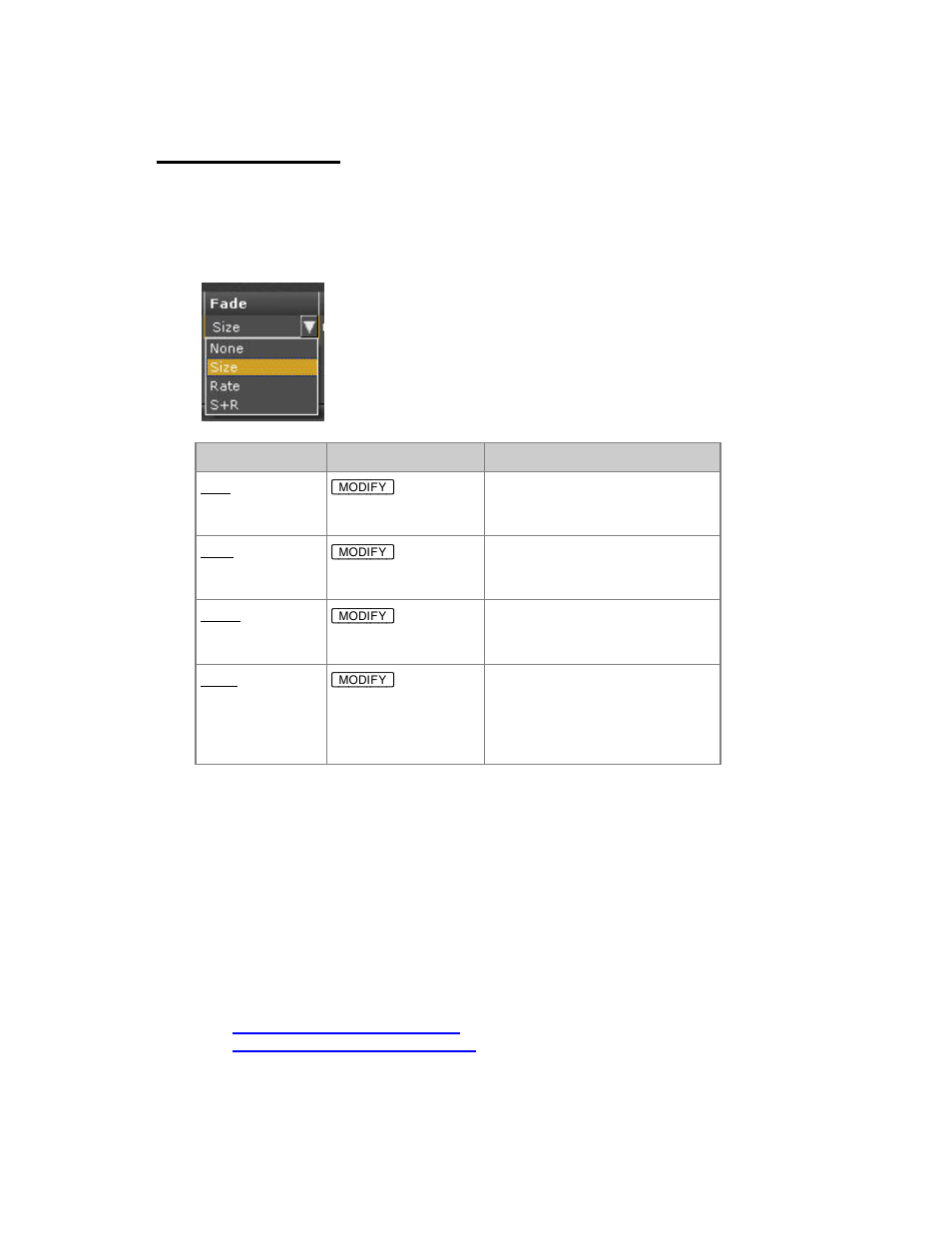 Dynamics - fade | ETC Congo Family v6.4.0 User Manual | Page 715 / 1006