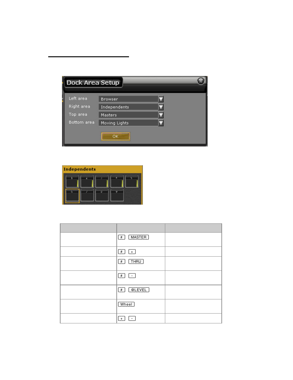 Independent dock area | ETC Congo Family v6.4.0 User Manual | Page 759 / 1006