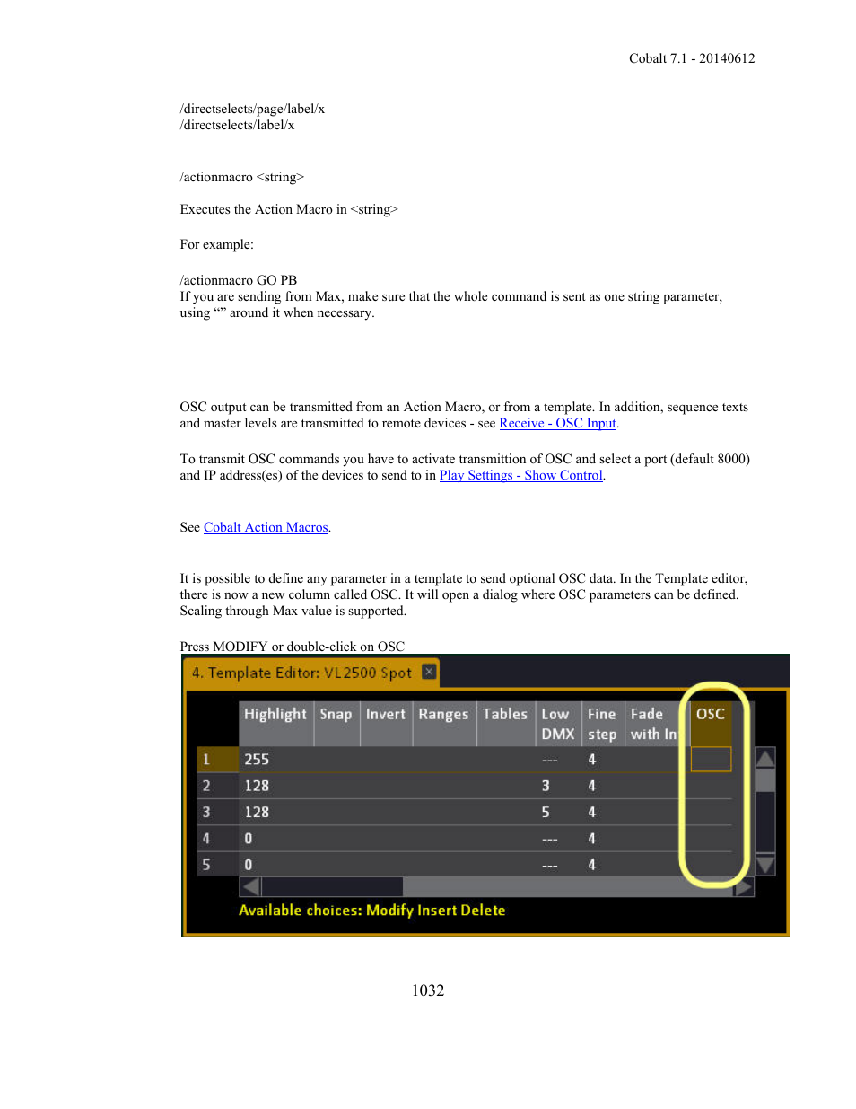 ETC Cobalt Family v7.1.0 User Manual | Page 1033 / 1055