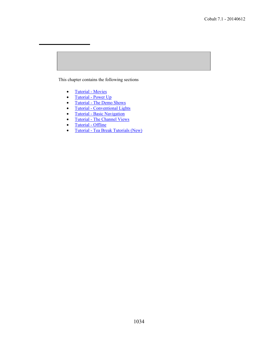 Tutorials | ETC Cobalt Family v7.1.0 User Manual | Page 1035 / 1055