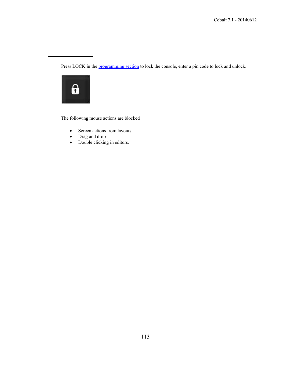 Lock console | ETC Cobalt Family v7.1.0 User Manual | Page 114 / 1055