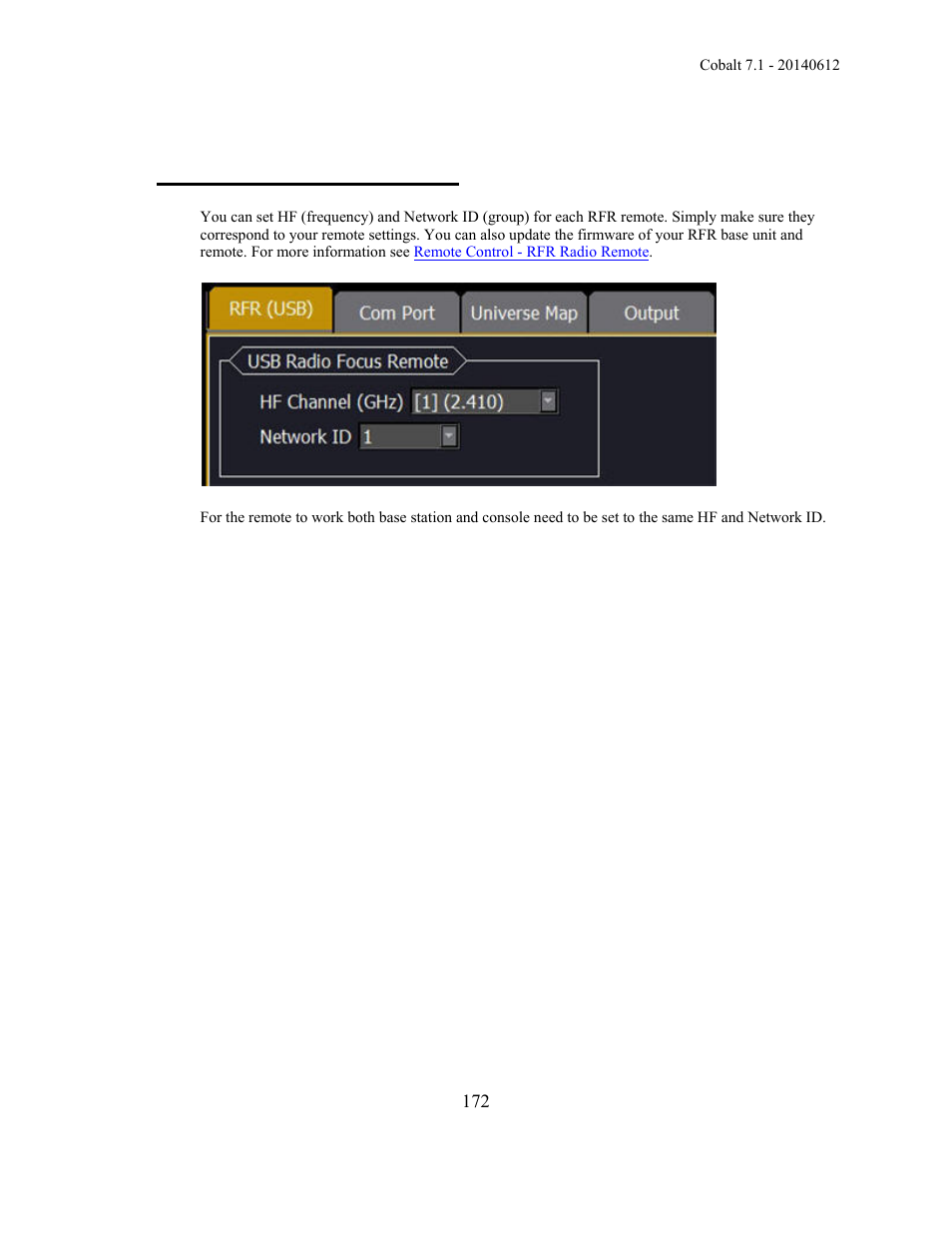 System settings - usb rfr | ETC Cobalt Family v7.1.0 User Manual | Page 173 / 1055