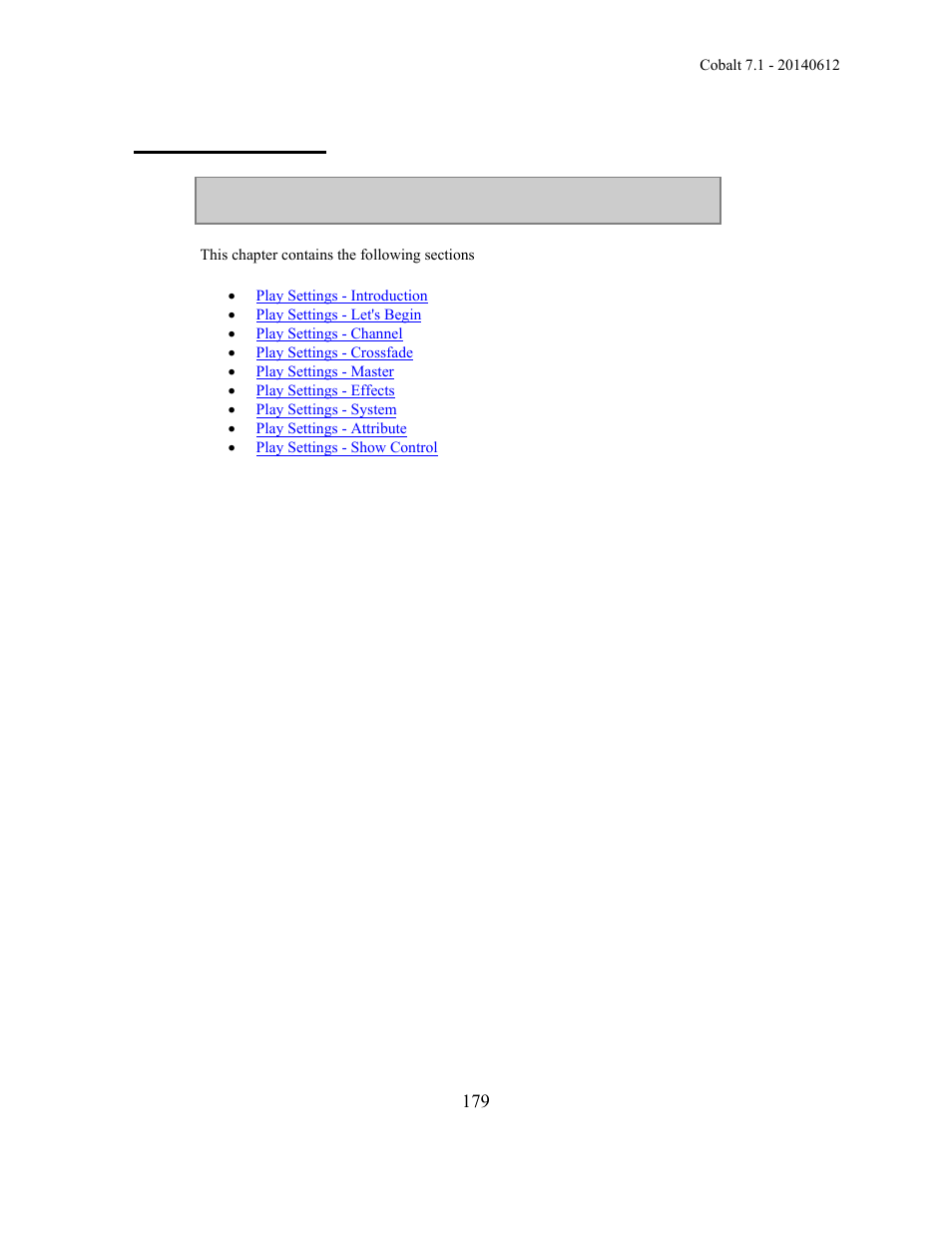 Play settings | ETC Cobalt Family v7.1.0 User Manual | Page 180 / 1055