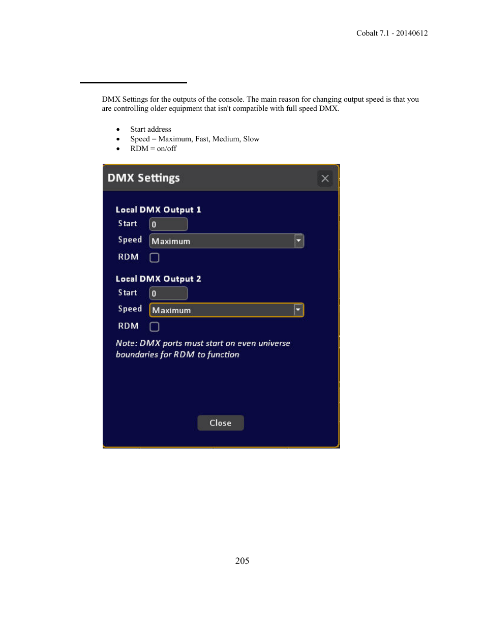 Dmx settings (7.1) | ETC Cobalt Family v7.1.0 User Manual | Page 206 / 1055