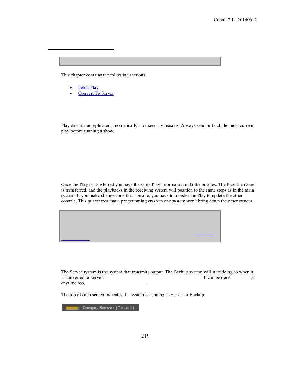 Backup commands | ETC Cobalt Family v7.1.0 User Manual | Page 220 / 1055