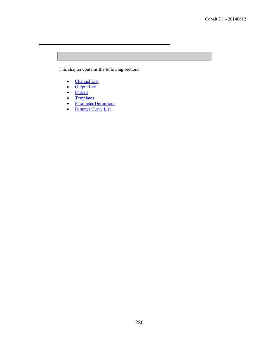 Settings and tools - patching | ETC Cobalt Family v7.1.0 User Manual | Page 281 / 1055