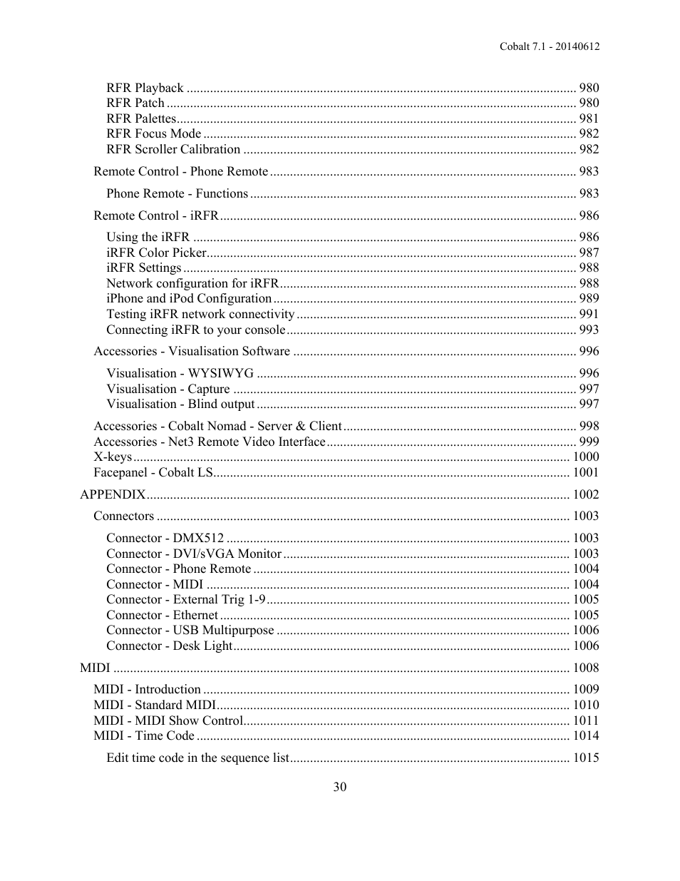 ETC Cobalt Family v7.1.0 User Manual | Page 31 / 1055