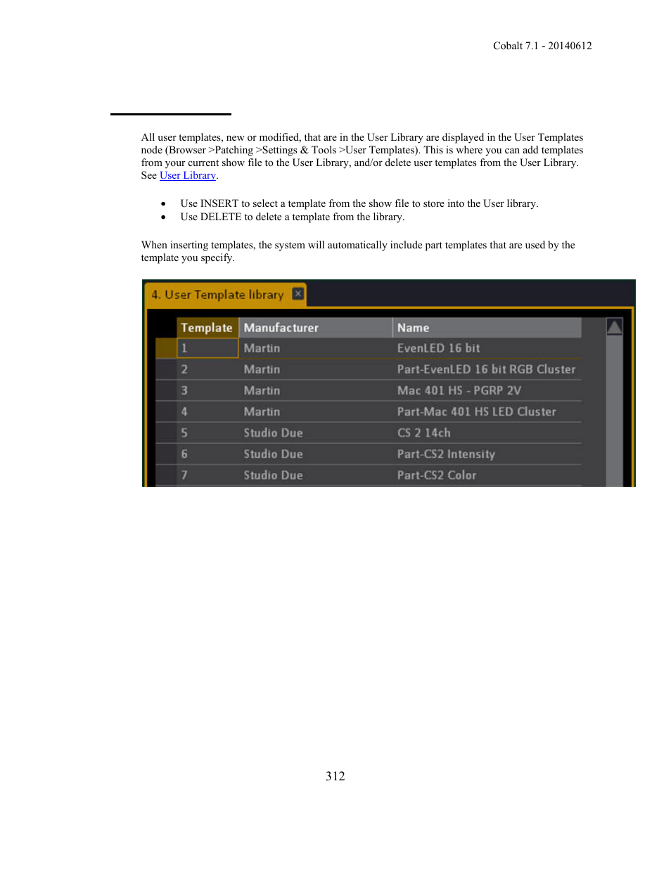 User templates | ETC Cobalt Family v7.1.0 User Manual | Page 313 / 1055