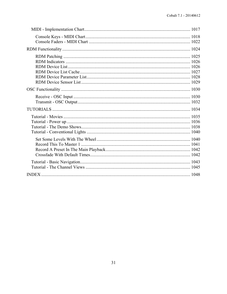 ETC Cobalt Family v7.1.0 User Manual | Page 32 / 1055