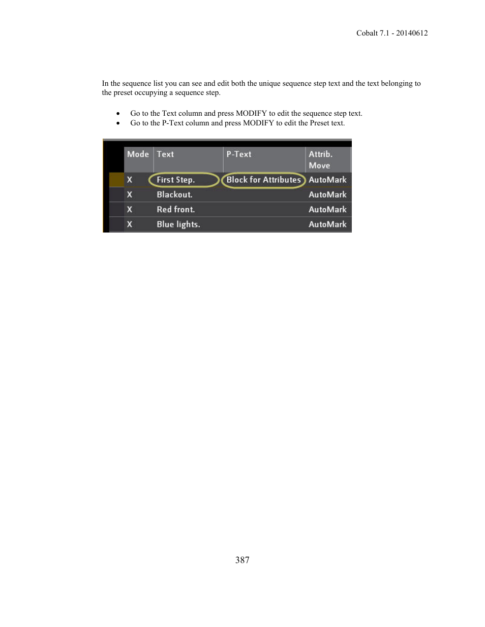 ETC Cobalt Family v7.1.0 User Manual | Page 388 / 1055