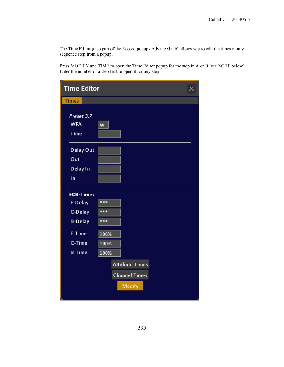 ETC Cobalt Family v7.1.0 User Manual | Page 396 / 1055