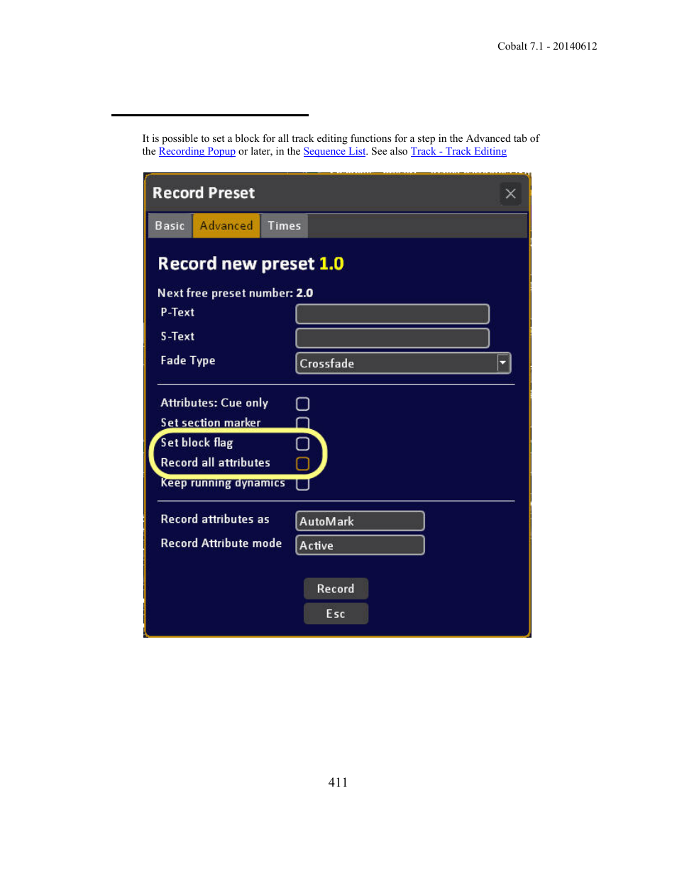 Sequences - block values | ETC Cobalt Family v7.1.0 User Manual | Page 412 / 1055