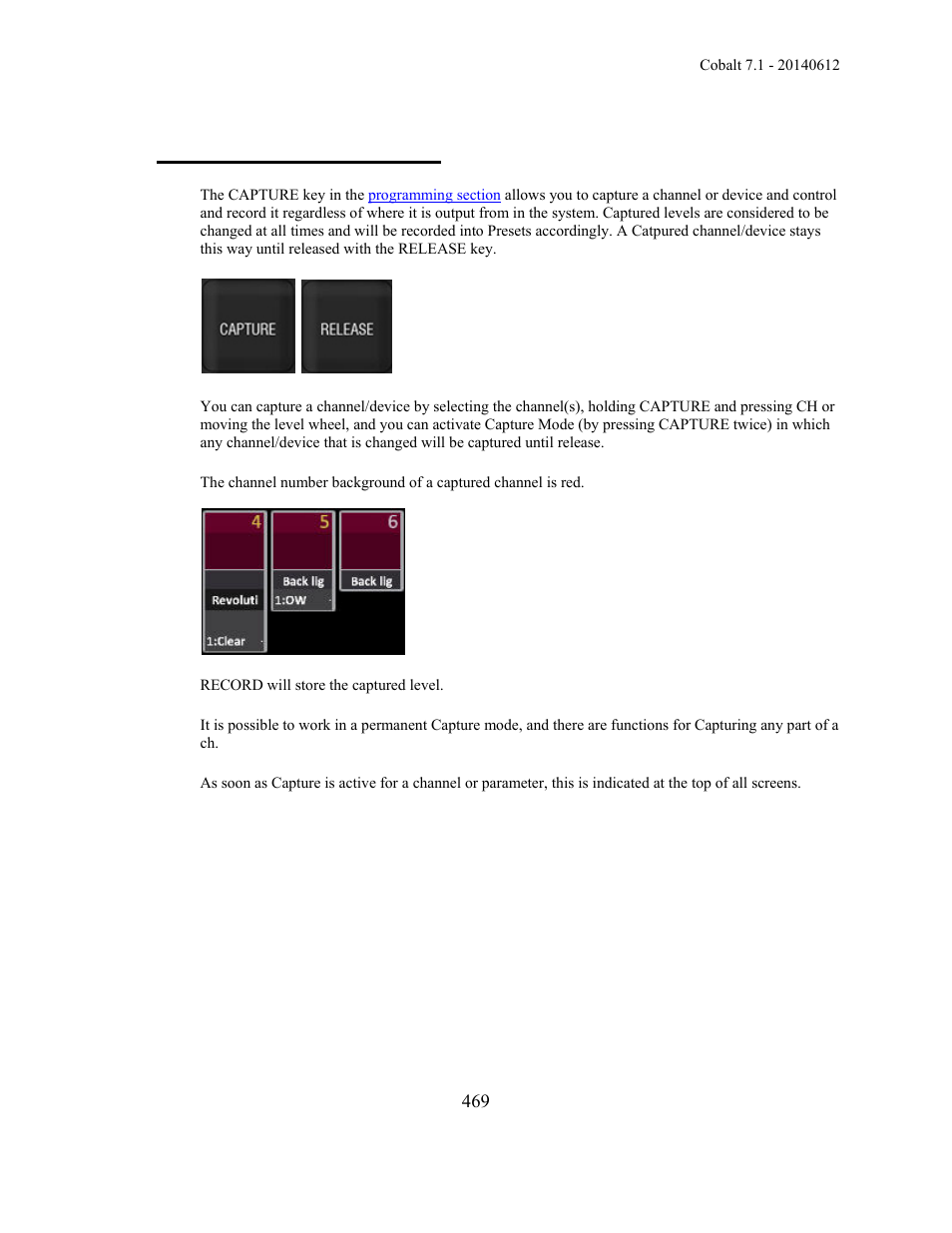 Channels - capture mode | ETC Cobalt Family v7.1.0 User Manual | Page 470 / 1055