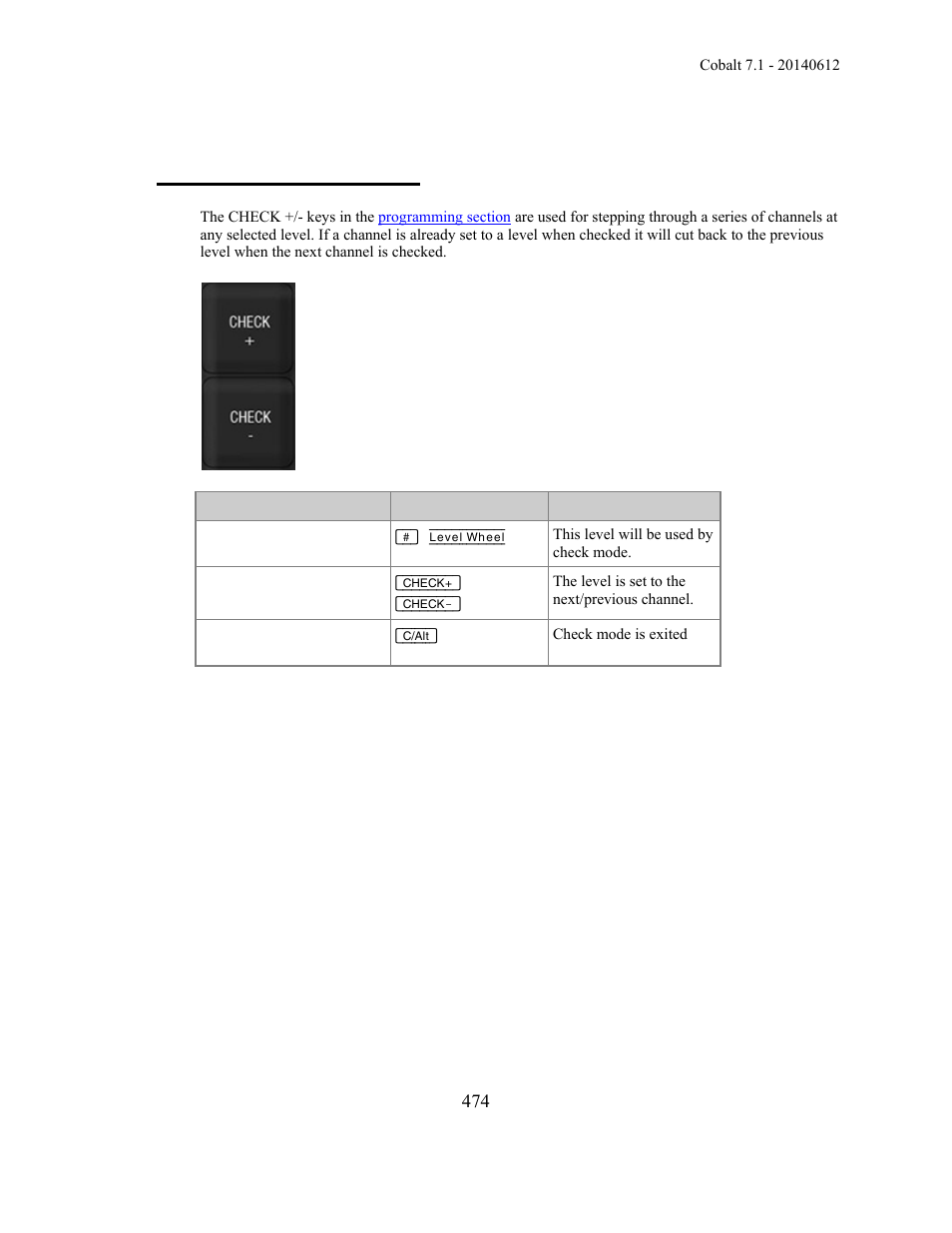 Channels - check mode | ETC Cobalt Family v7.1.0 User Manual | Page 475 / 1055