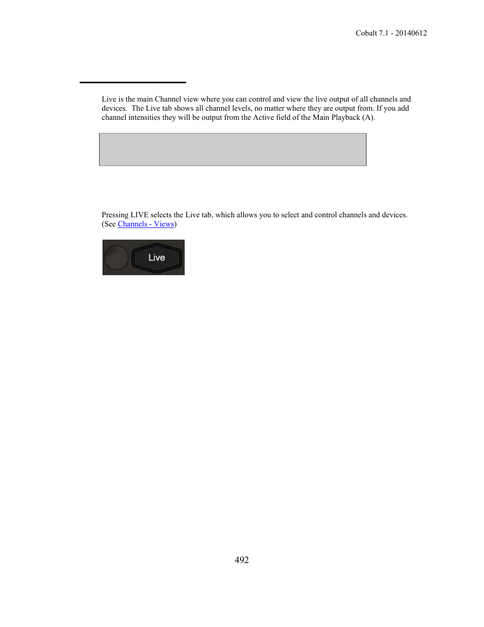 Live - introduction | ETC Cobalt Family v7.1.0 User Manual | Page 493 / 1055