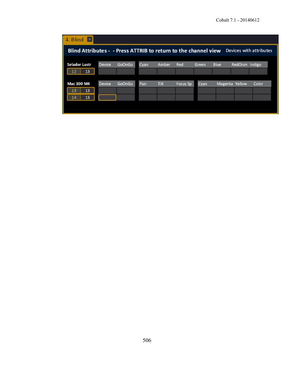 ETC Cobalt Family v7.1.0 User Manual | Page 507 / 1055