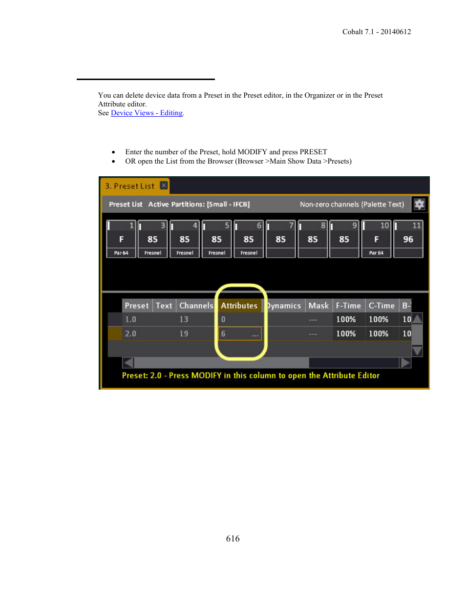 Device recording - delete | ETC Cobalt Family v7.1.0 User Manual | Page 617 / 1055