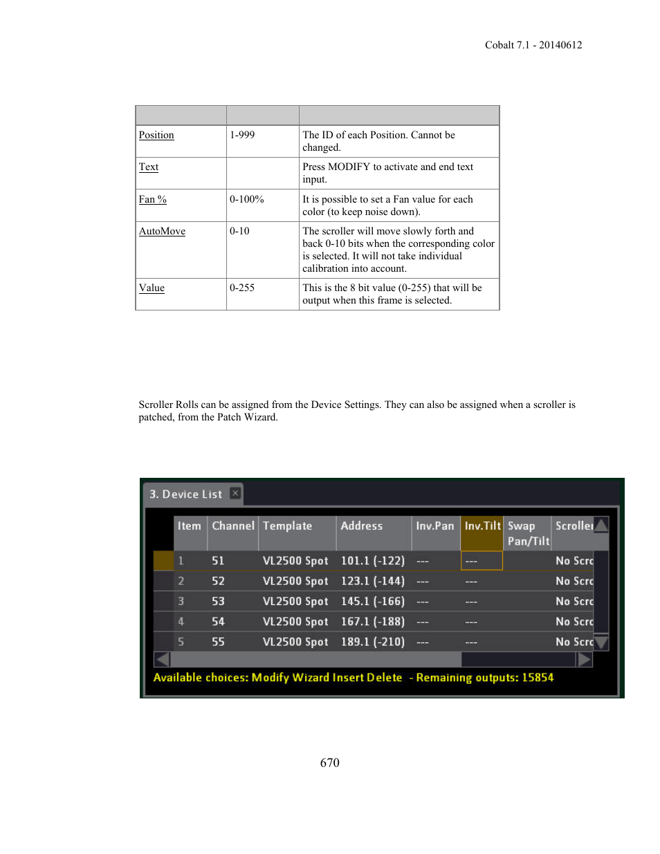 ETC Cobalt Family v7.1.0 User Manual | Page 671 / 1055