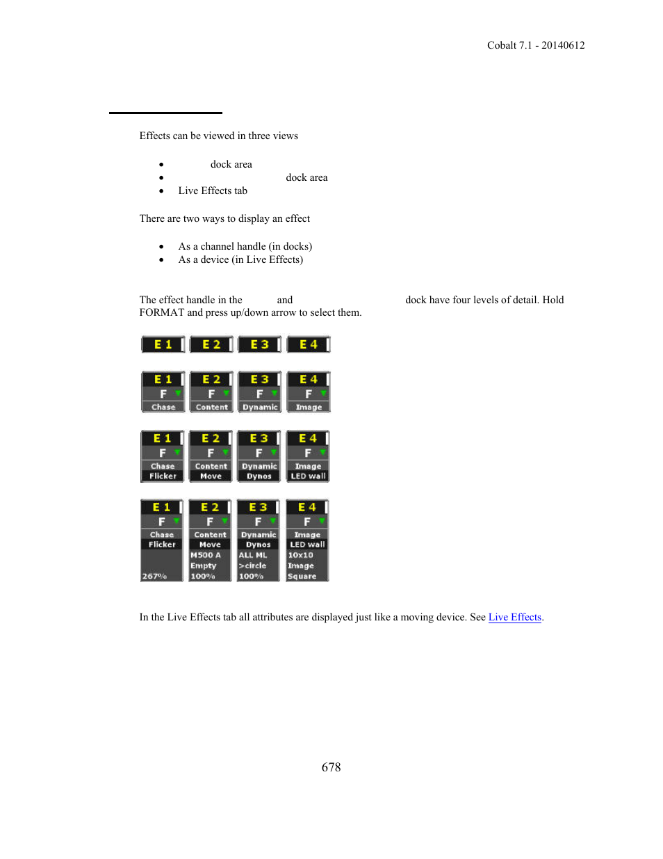 Effects - views | ETC Cobalt Family v7.1.0 User Manual | Page 679 / 1055