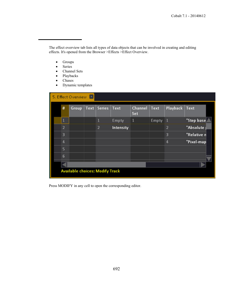 Effect overview | ETC Cobalt Family v7.1.0 User Manual | Page 693 / 1055