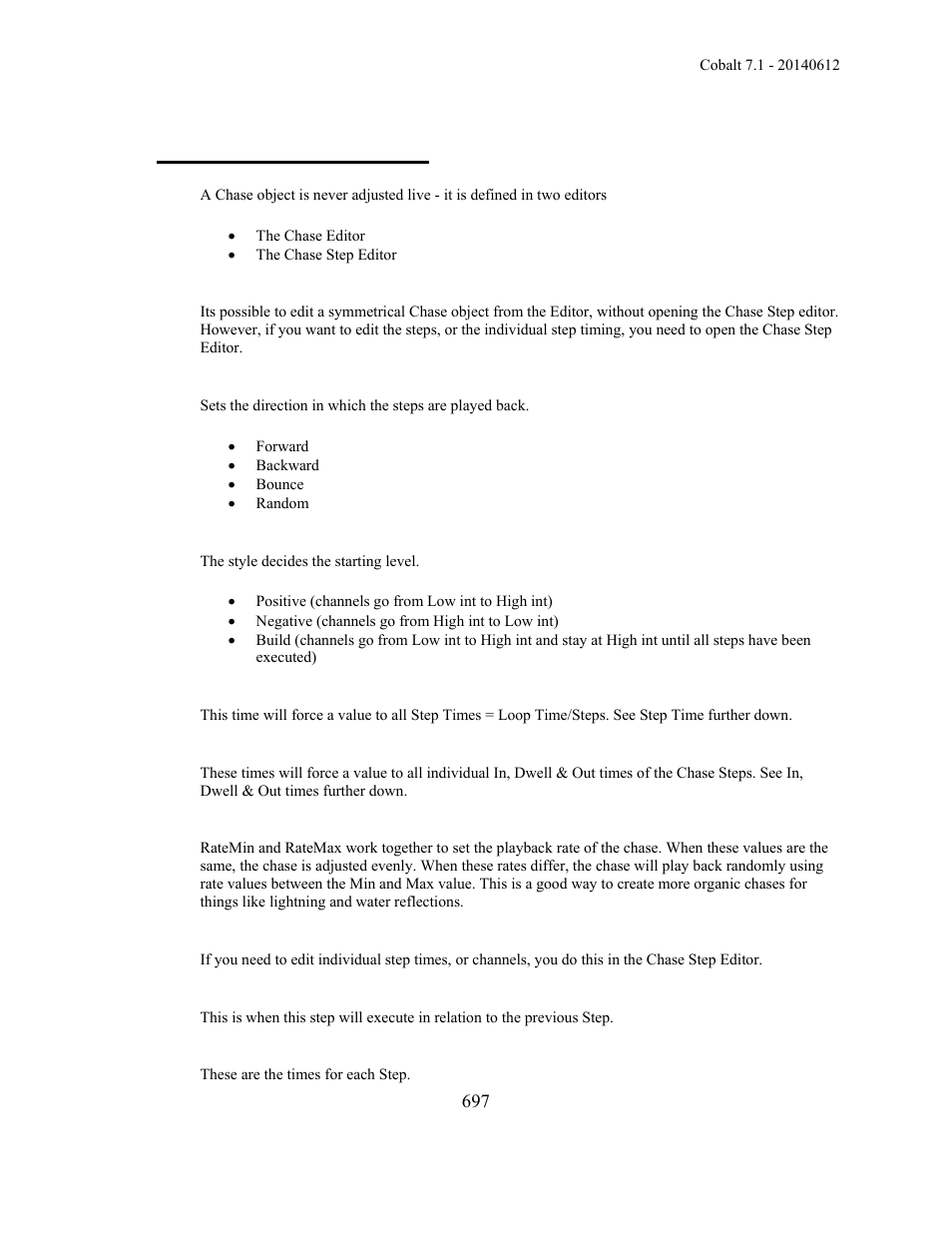 Chase effect parameters | ETC Cobalt Family v7.1.0 User Manual | Page 698 / 1055