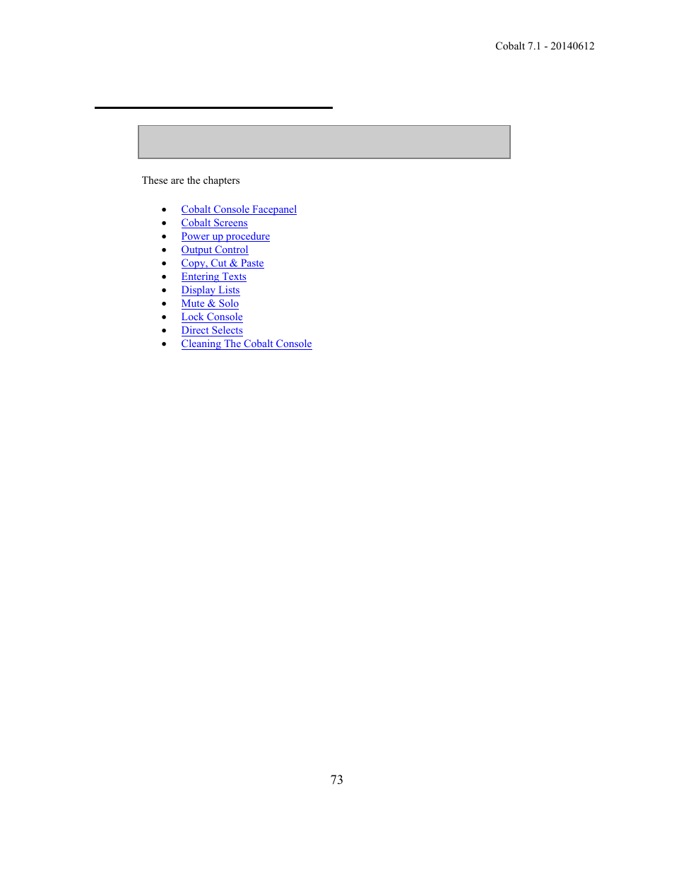 General functions | ETC Cobalt Family v7.1.0 User Manual | Page 74 / 1055