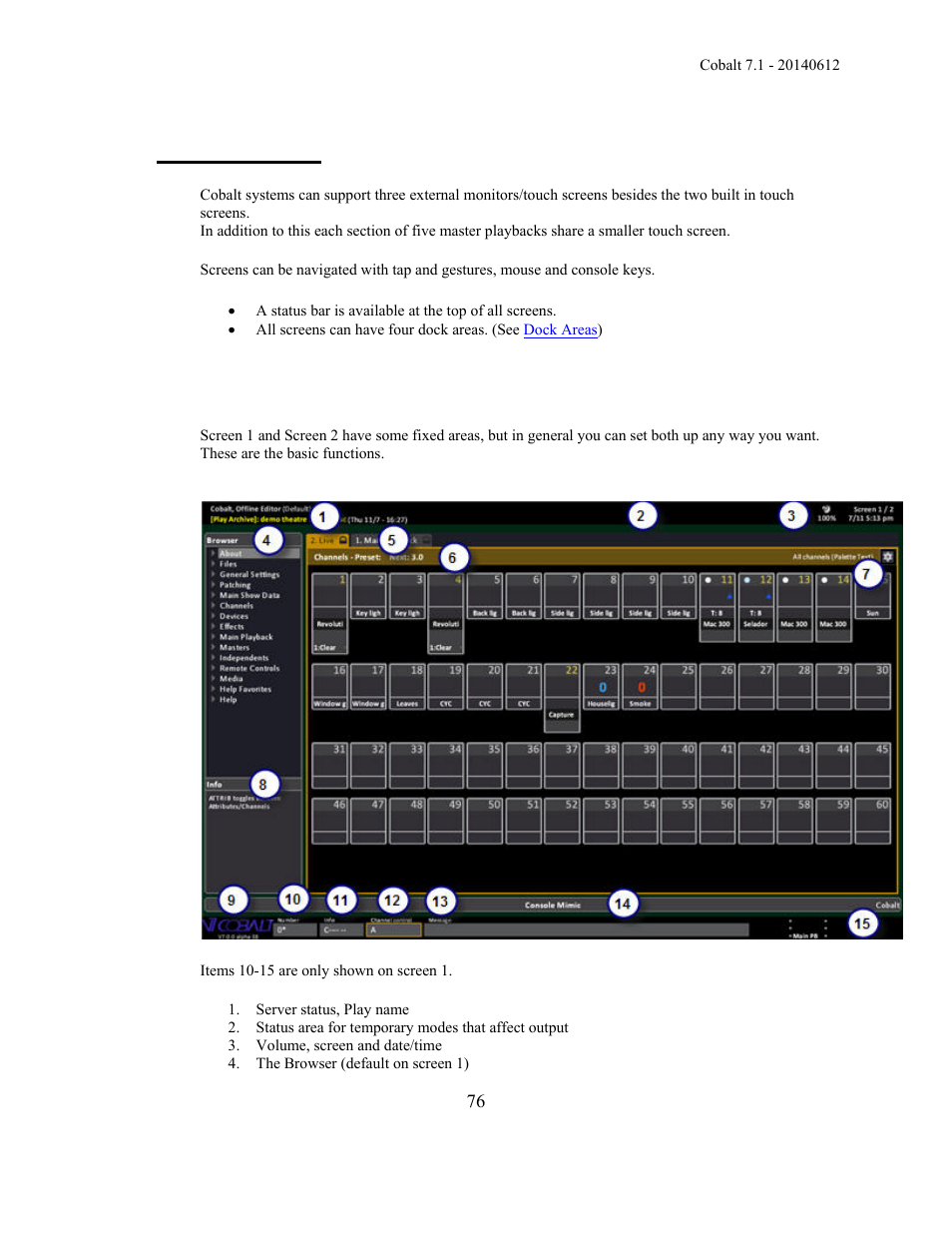 Cobalt screens | ETC Cobalt Family v7.1.0 User Manual | Page 77 / 1055