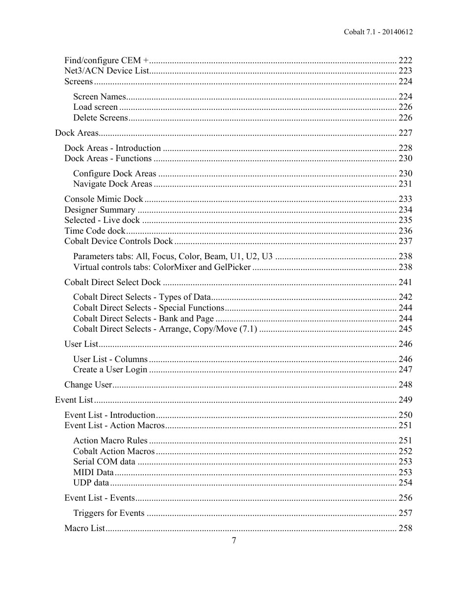 ETC Cobalt Family v7.1.0 User Manual | Page 8 / 1055