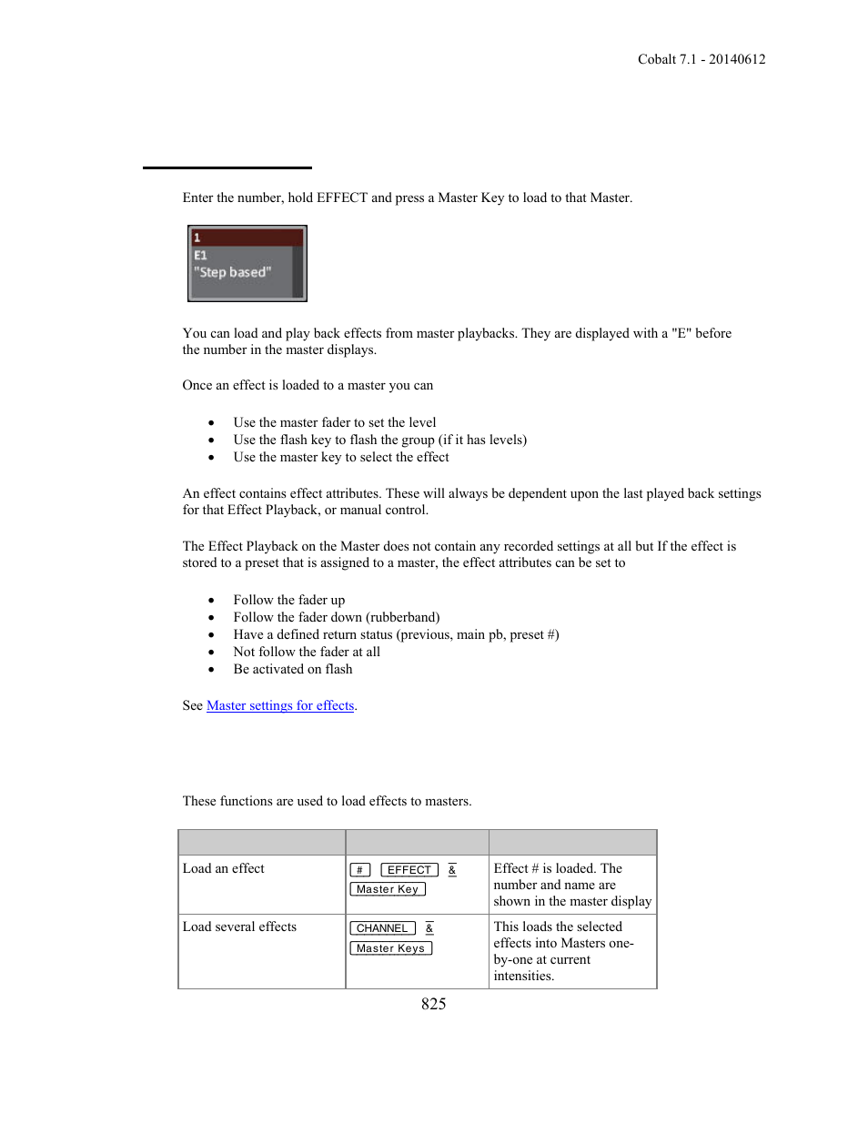 Masters - effects | ETC Cobalt Family v7.1.0 User Manual | Page 826 / 1055