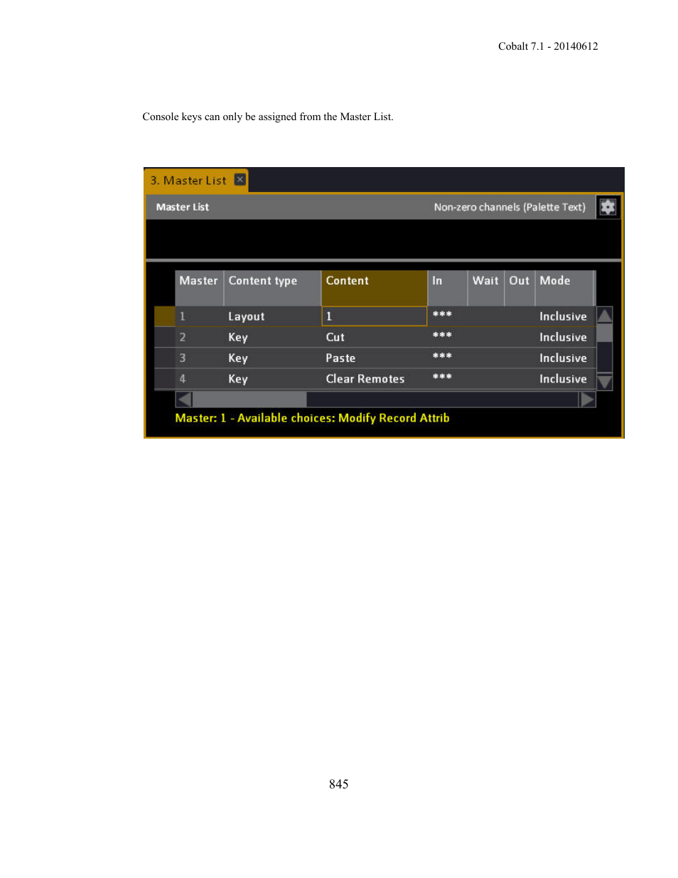 ETC Cobalt Family v7.1.0 User Manual | Page 846 / 1055
