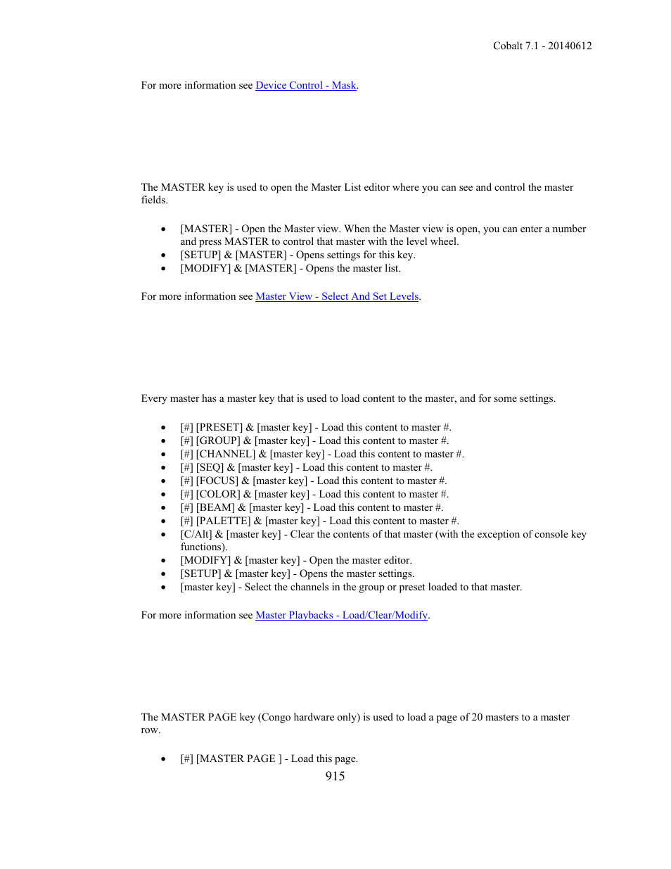 ETC Cobalt Family v7.1.0 User Manual | Page 916 / 1055