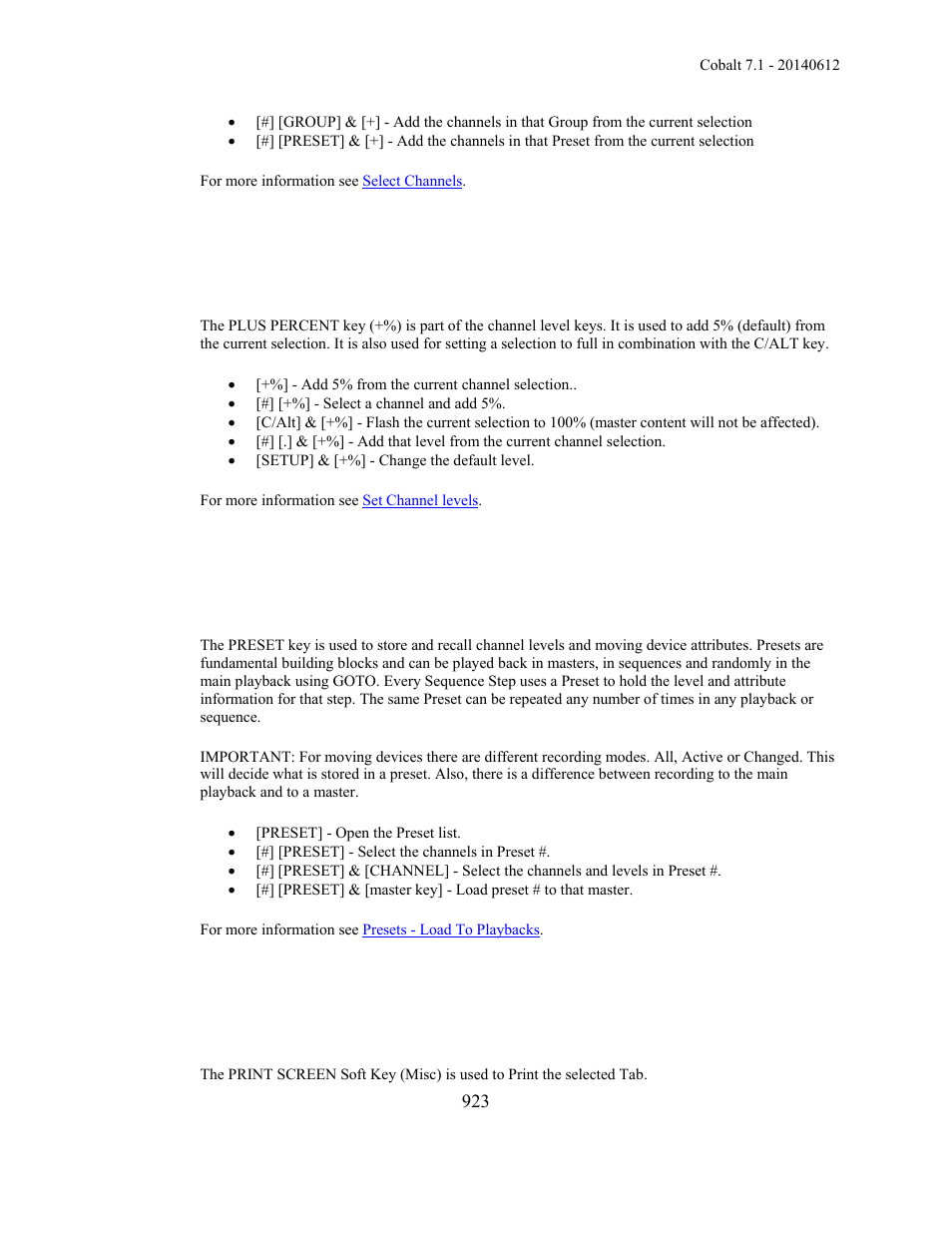 ETC Cobalt Family v7.1.0 User Manual | Page 924 / 1055