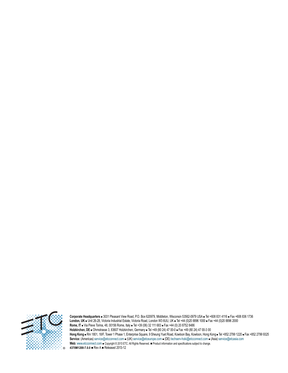 ETC Cobalt Family v7.0.0 User Manual | Page 1038 / 1038